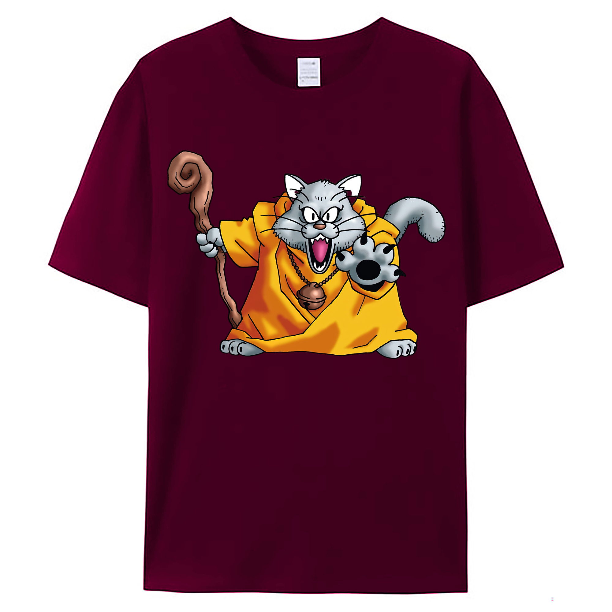 （画像用） ドラゴンクエスト Doragon Kuesuto Dragon Quest レディースカジュアルプリントTシャツ（綿100％）